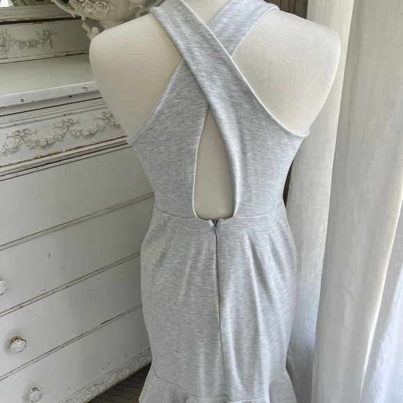 Banana Republic Elegant Gray Sleeveless Dress - Picture 2 of 7